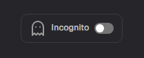 AiFuse Incognito toggle
